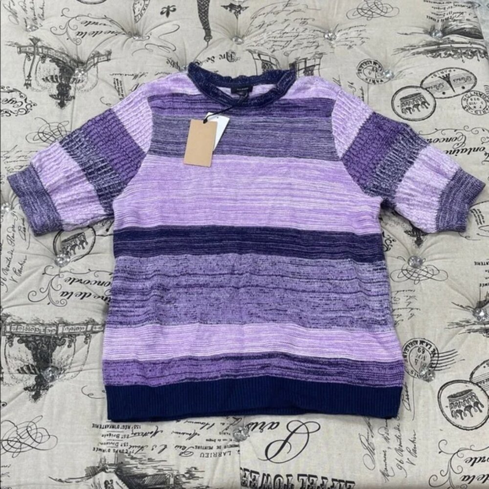 Halogen Stripe Rib Sweater - Picture 2 of 9